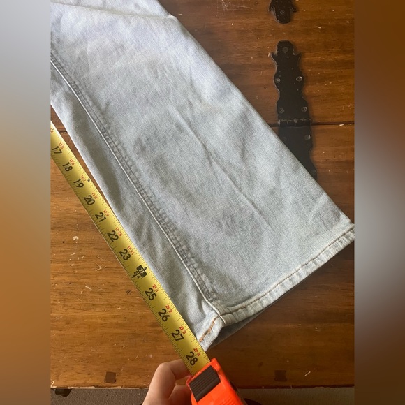 HUDSON Rosie Wide Leg Ankle Jeans Jean Light Wash Button Fly Size 25 - Picture 8 of 10